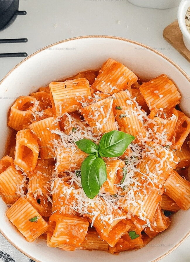 Flavor Styles for Creamy Tomato Rigatoni Pasta