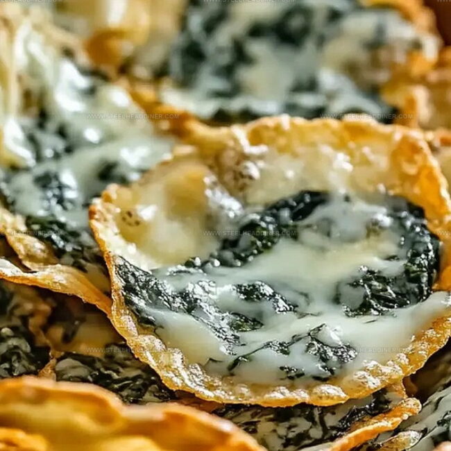Spinach Dip Cheese Crisps That Impress