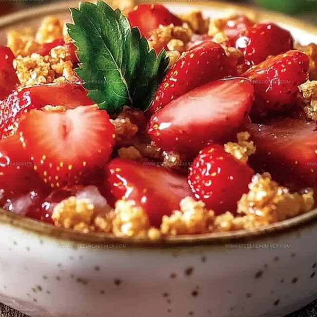 Strawberry Crumble That Warms the Heart