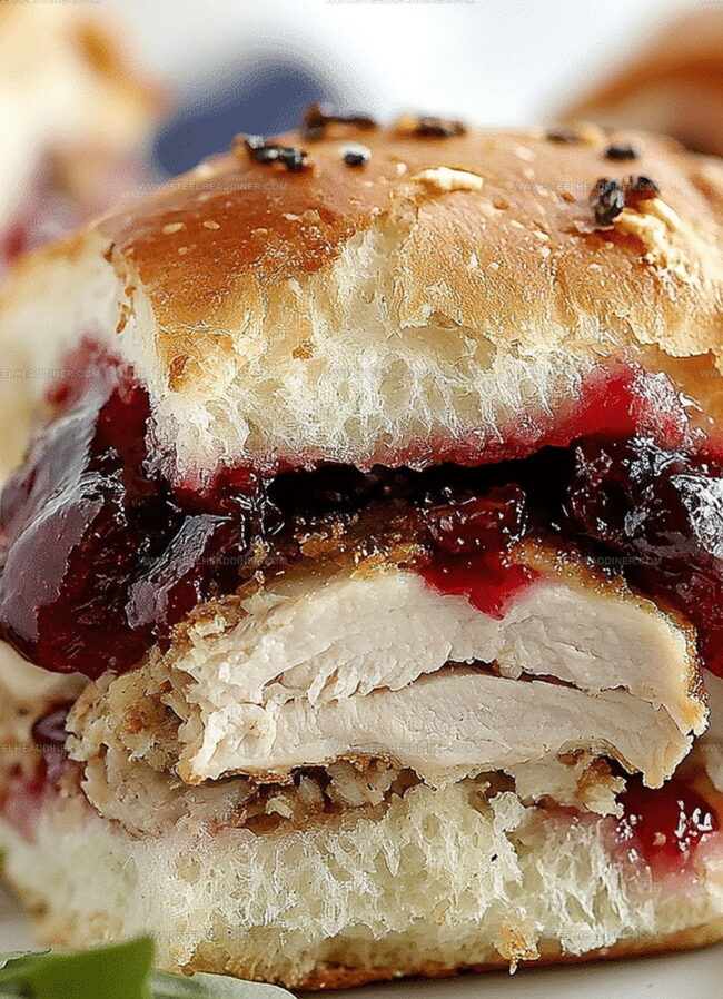 Taste Tweaks For Cranberry Turkey Sliders