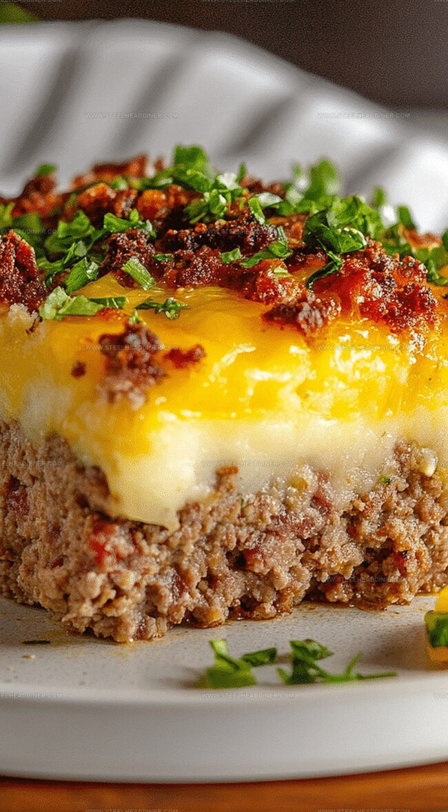 Cheesy Loaded Meatloaf Casserole Overview