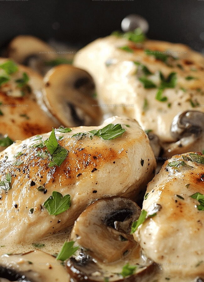 Tips for Skillet Asiago Chicken and Mushrooms