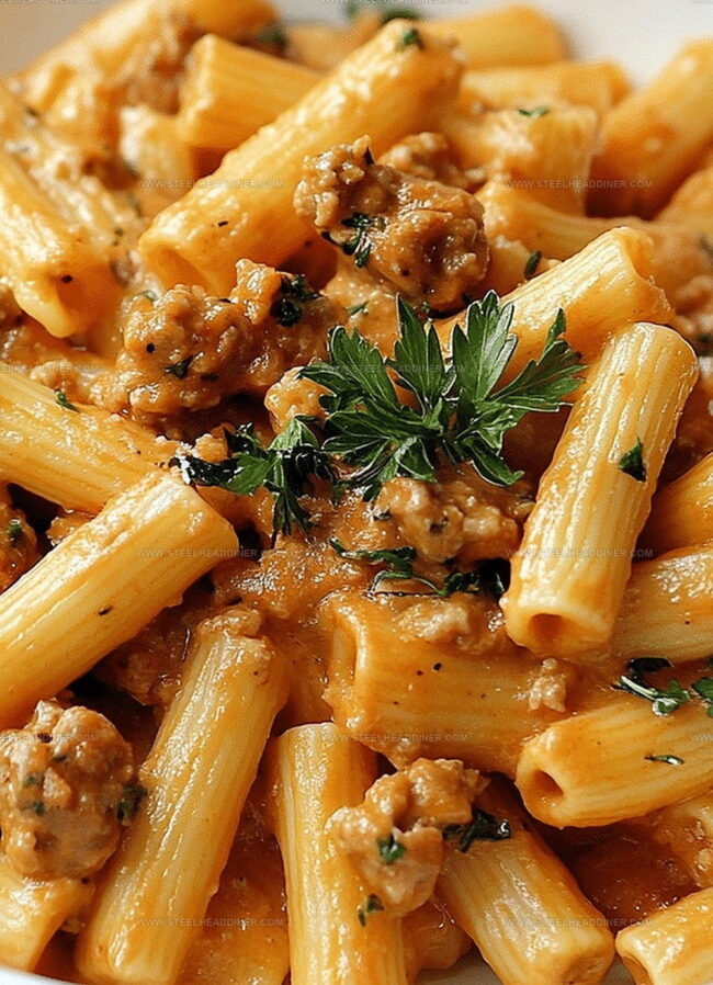 Creative Twists For Creamy Sausage Rigatoni