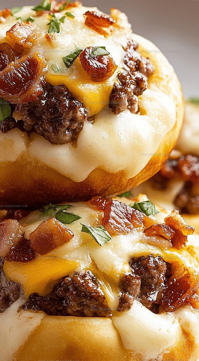 Why Garlic Parmesan Bacon Cheeseburger Bombs Work
