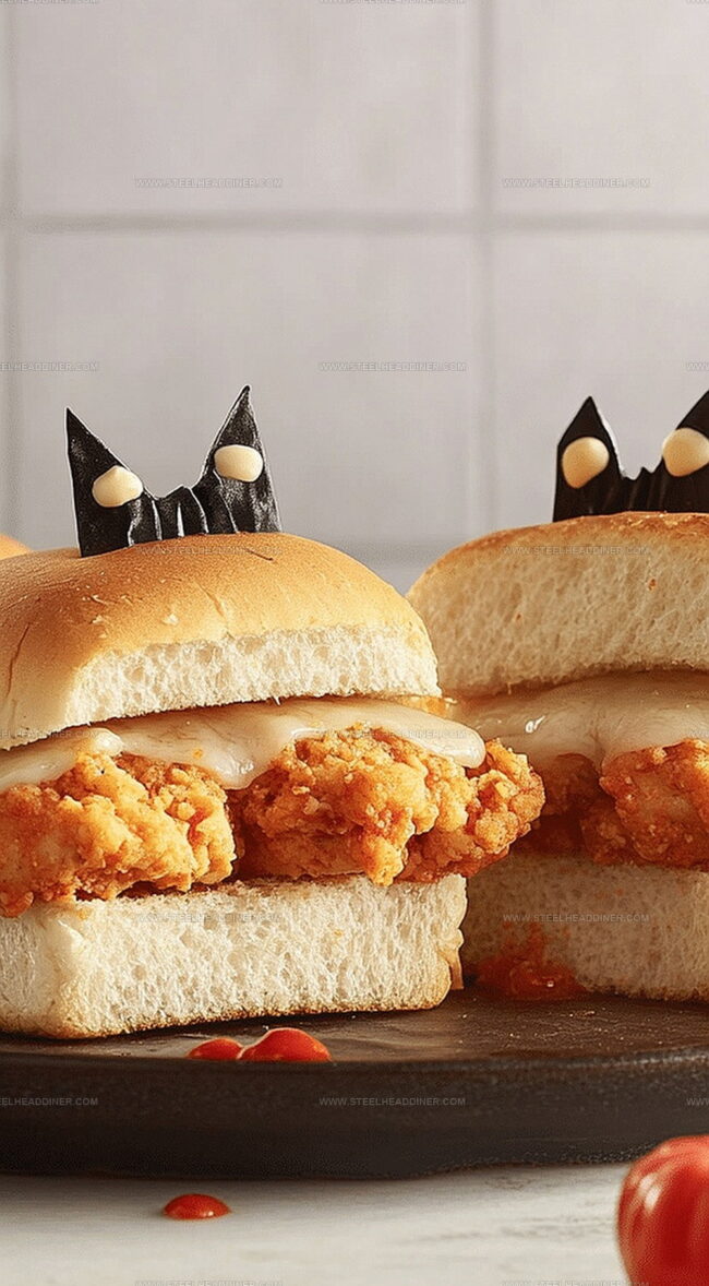 Why Halloween Chicken Parmesan Sliders Are Fun