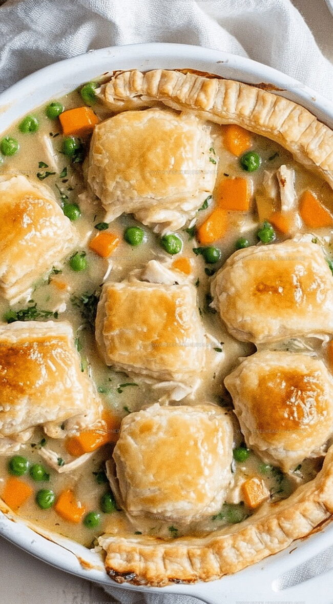 Chicken Pot Pie Casserole - Classic and Comforting