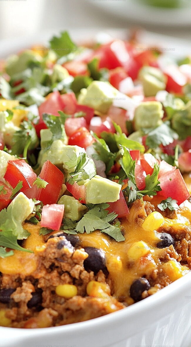 Taco Casserole With Tortillas for Busy Nights