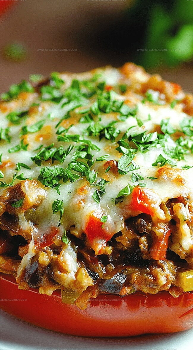 Stuffed Bell Pepper Casserole - Colorful and Tasty