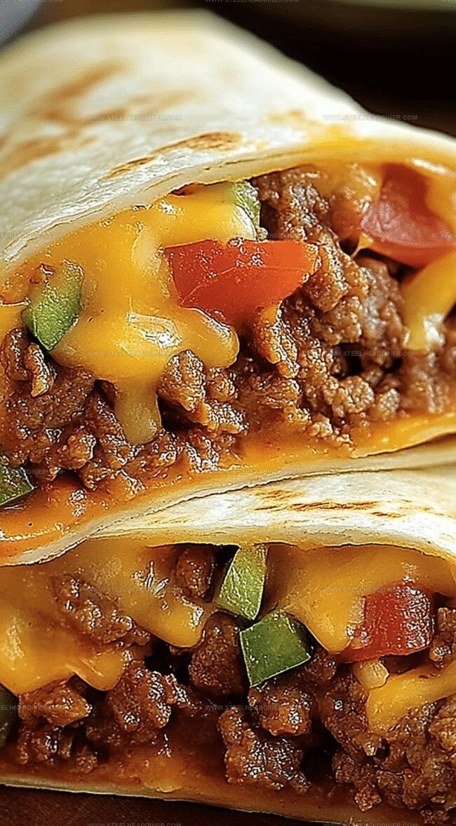 Nacho Cheese Beef Wrap - A Cheesy, Savory Grab-And-Go