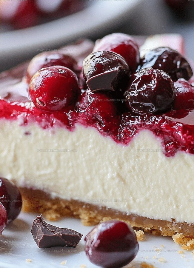 Fresh Takes On White Chocolate Cranberry Cheesecake
