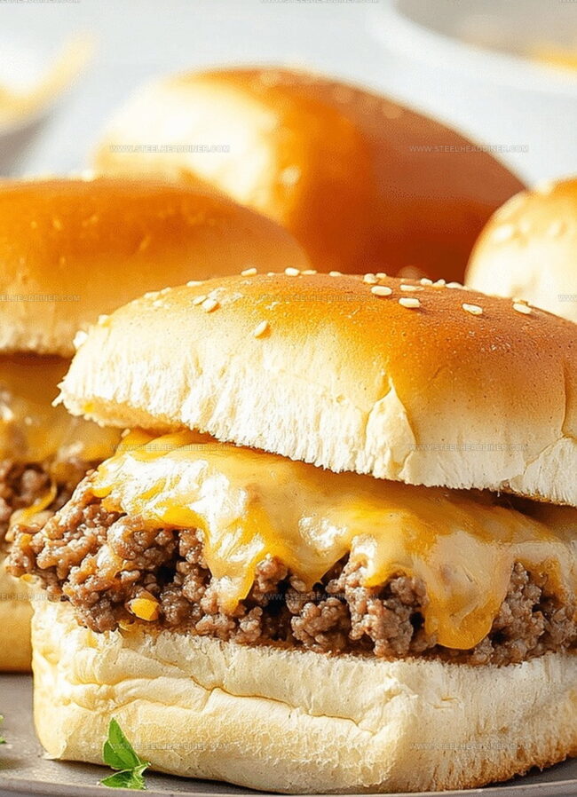 Taste Tweaks For Cheesy Ground Beef Sliders