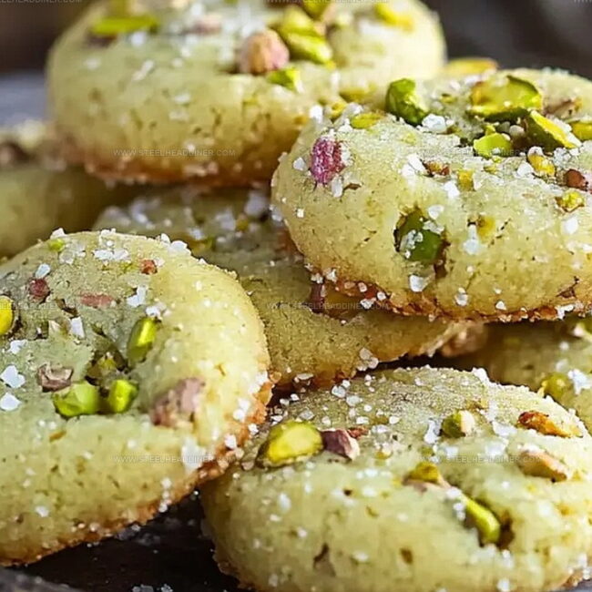 Homemade Pistachio Wedding Cookies Highlights