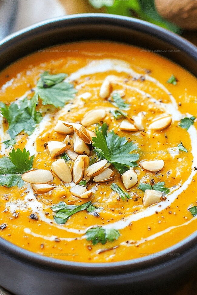 Creamy Coconut Curry Pumpkin Soup