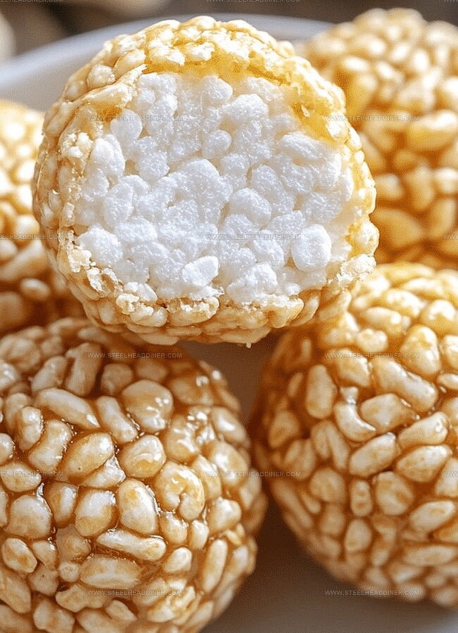 Flavor Twists For Caramel Marshmallow Rice Krispie Balls