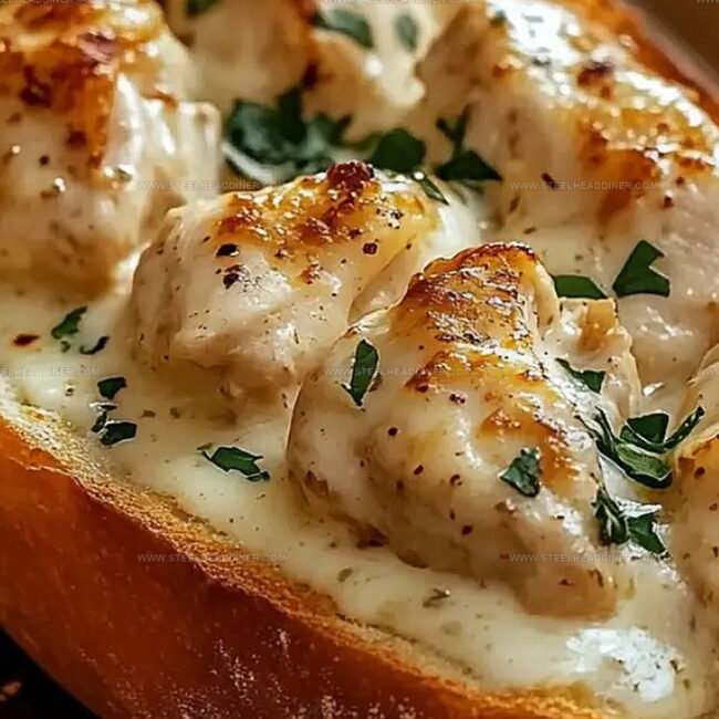 What Makes Chicken Alfredo Stuffed Garlic Bread Subs Great