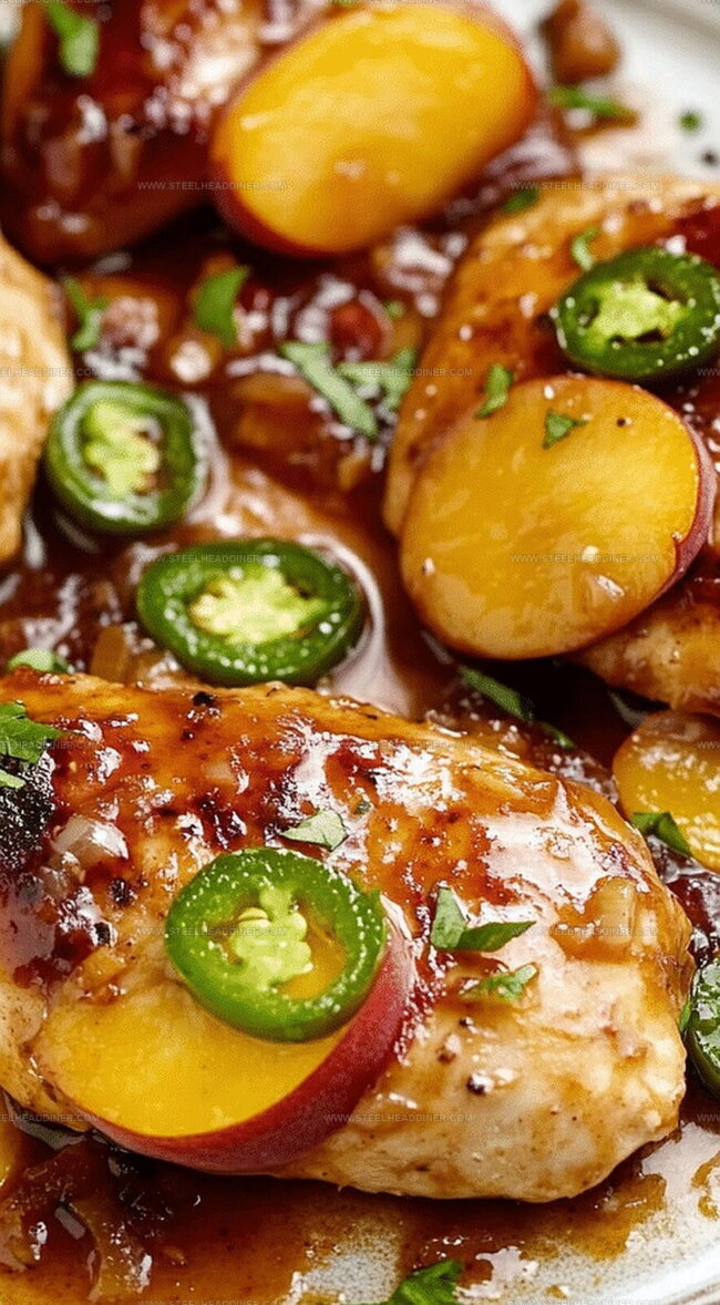 Jalapeno Peach Chicken Is a Flavor Surprise