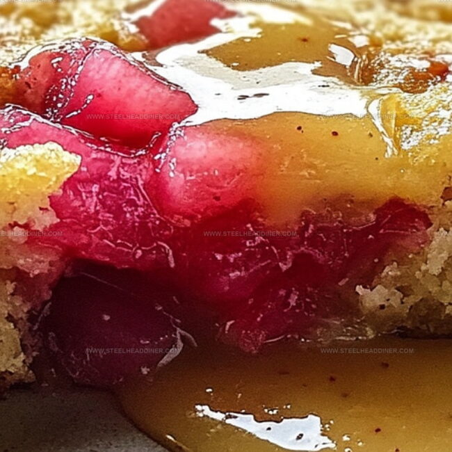 Rhubarb Cake With Butter Sauce That Impresses