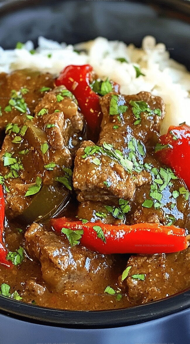 Pepper Steak In A Crock Pot Overview