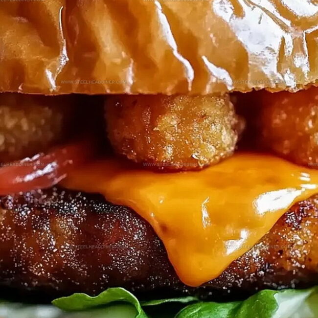 Mini Tater Tot Cheeseburgers Highlights