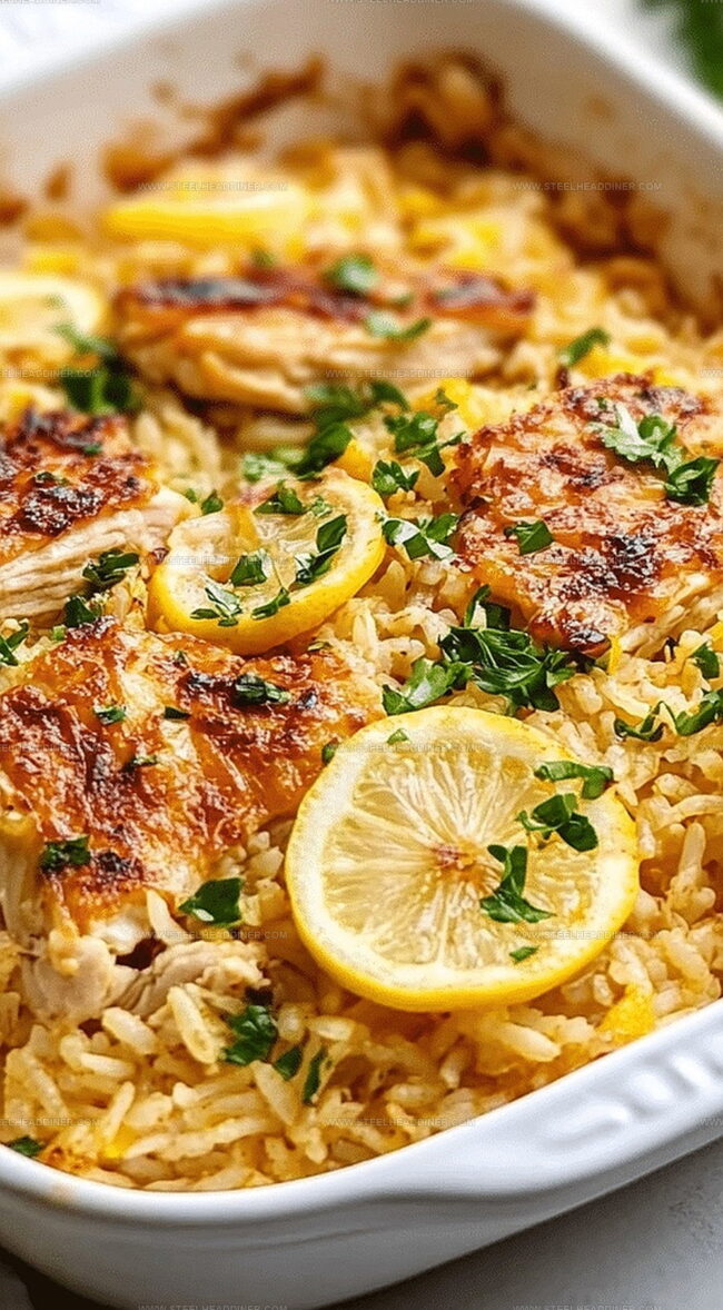 Why Lemon Chicken Rice Bake Is So Flavorful