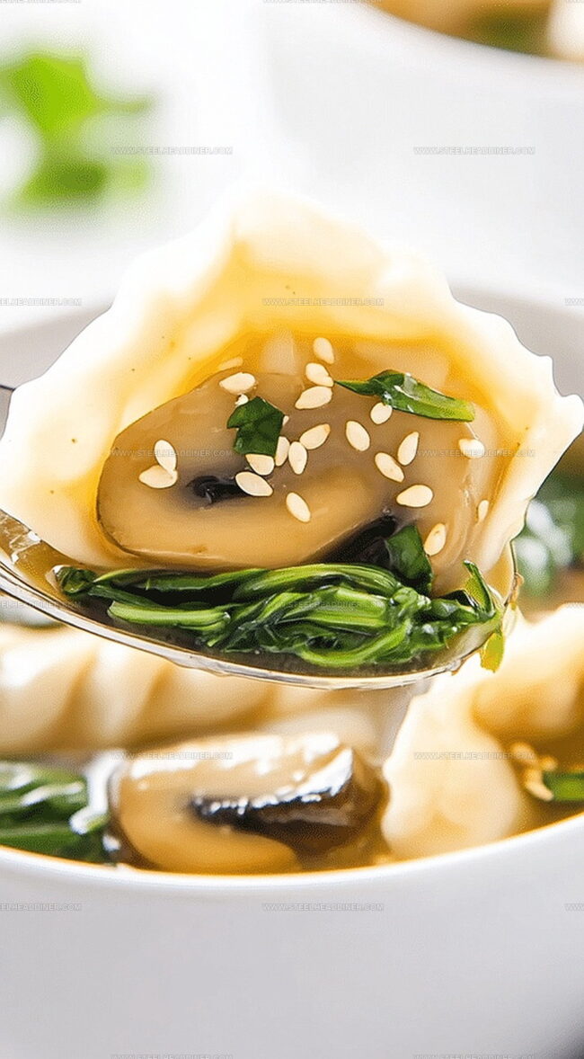 Cooking Tips For Potsticker Soup With Mushrooms & Bok Choy