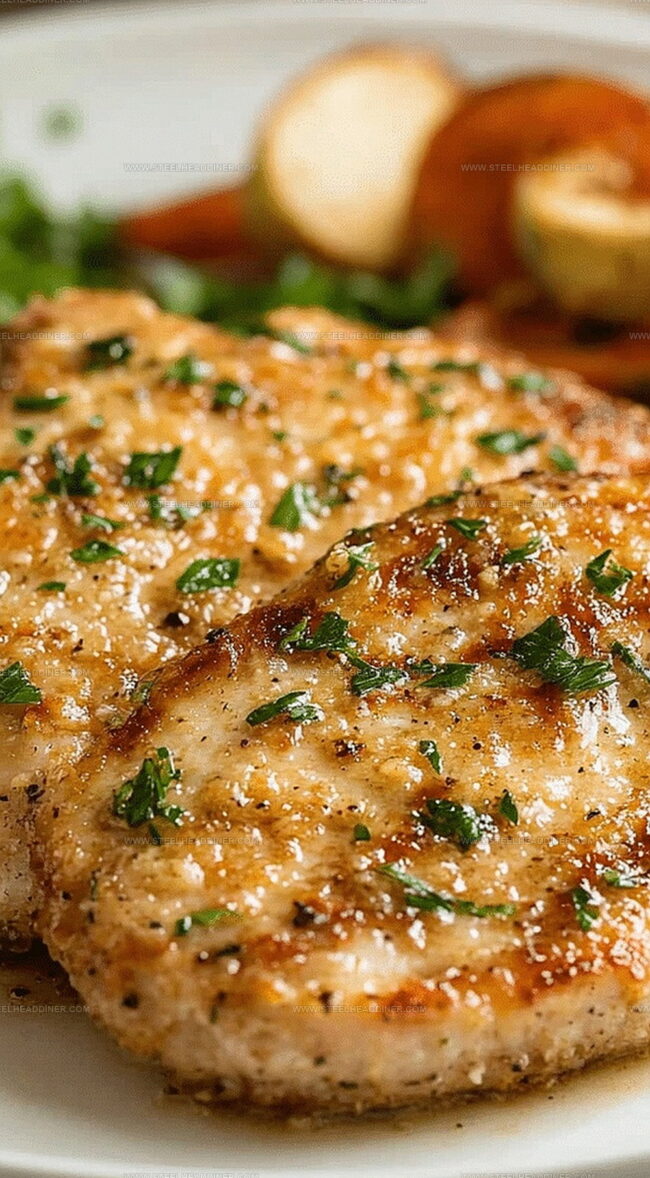 Garlic Parmesan Pork Chops That Shine