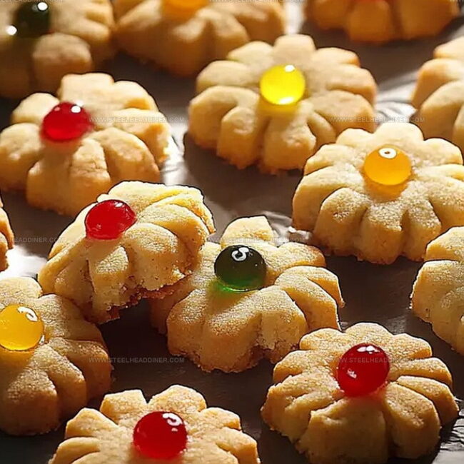 Shortbread Cookies with Jelly Tots — A Sweet Treat