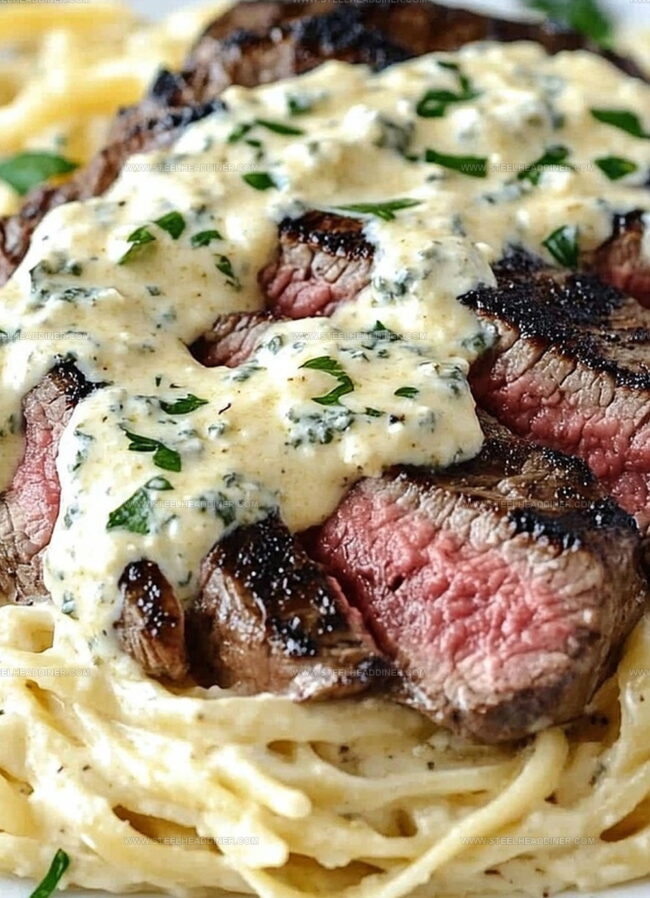 Flavor Variations for Steak Gorgonzola Alfredo