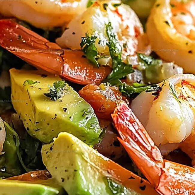 Fresh And Zesty Lime Shrimp Avocado Salad