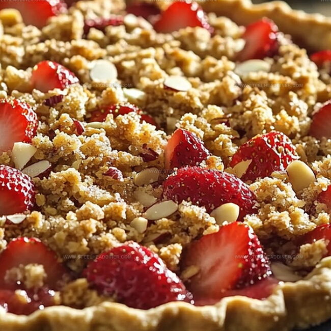 Strawberry-Almond Crumble Pie That’s Pure Comfort
