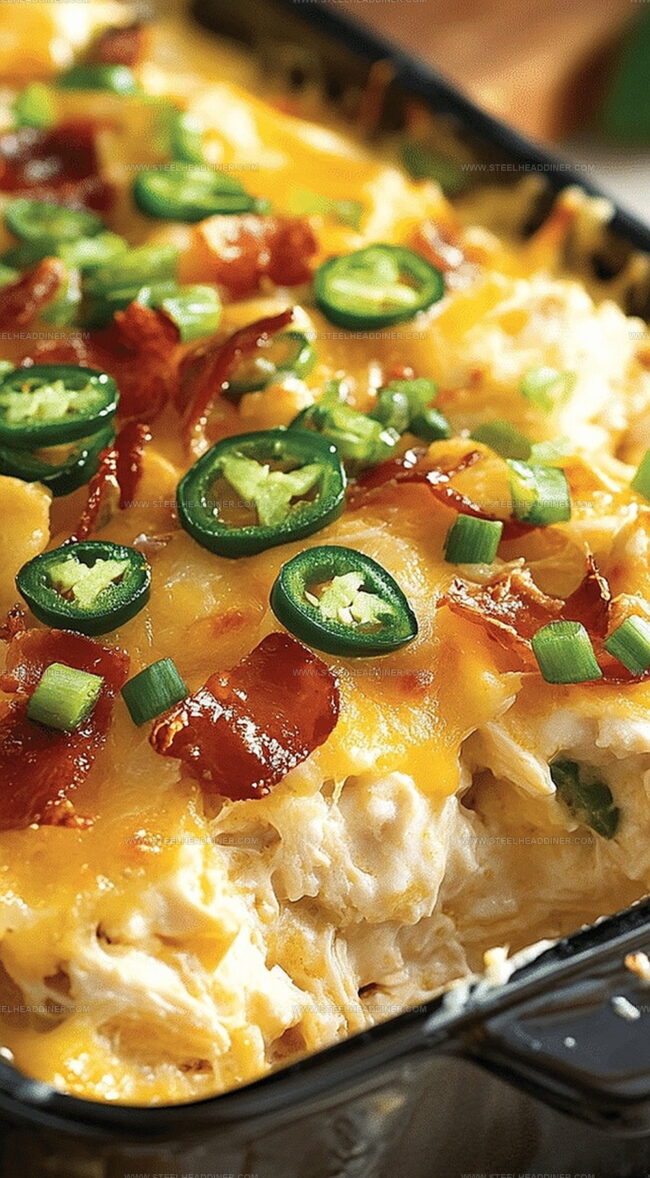 Jalapeño Popper Chicken Casserole with a Kick