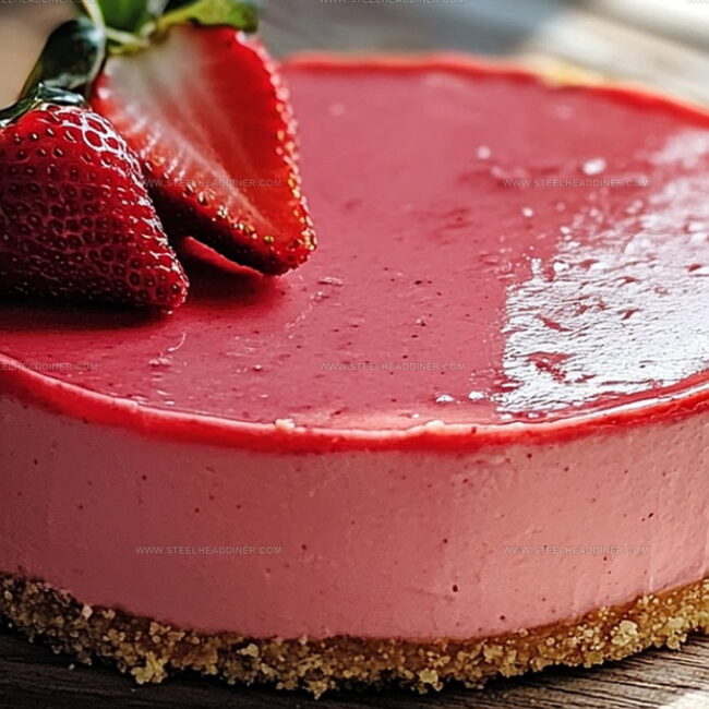 Vegan Strawberry Cheesecake That Everyone Will Love