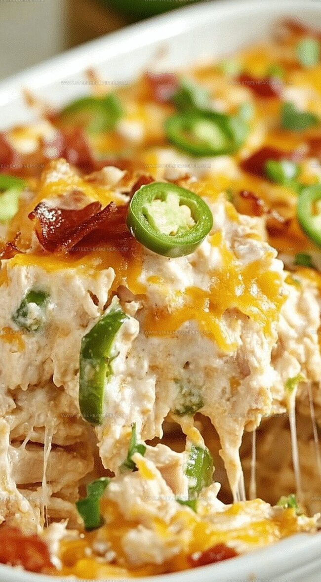 Jalapeno Popper Chicken Casserole Taste Adventure