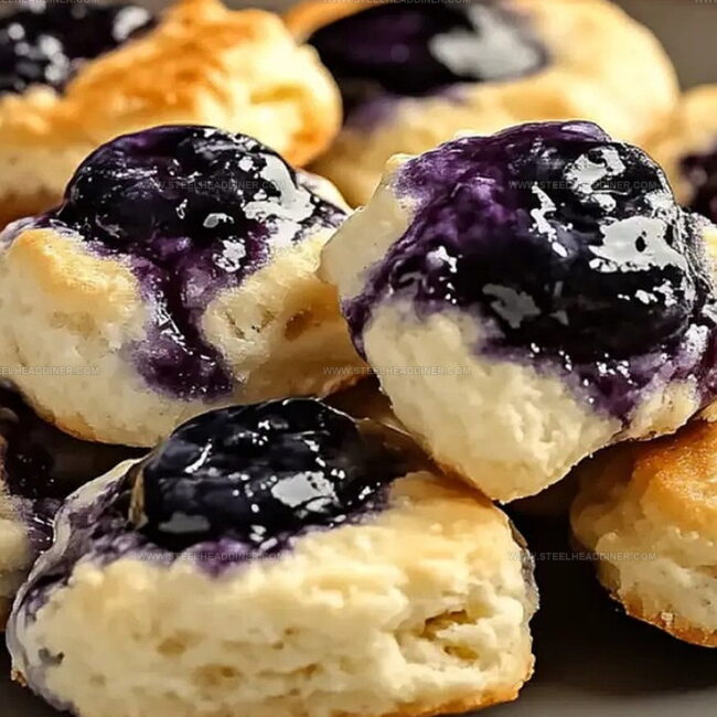Blueberry Butter Swim Biscuits That Impress