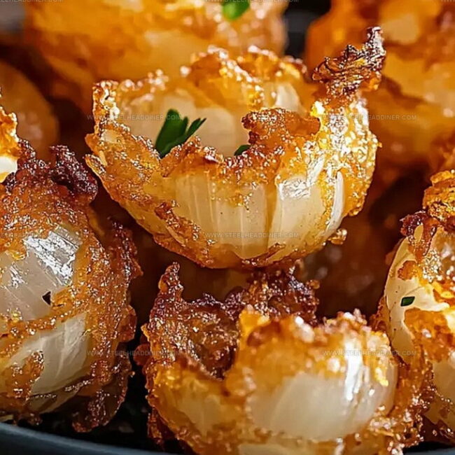Crispy Mini Blooming Onions in the Air Fryer