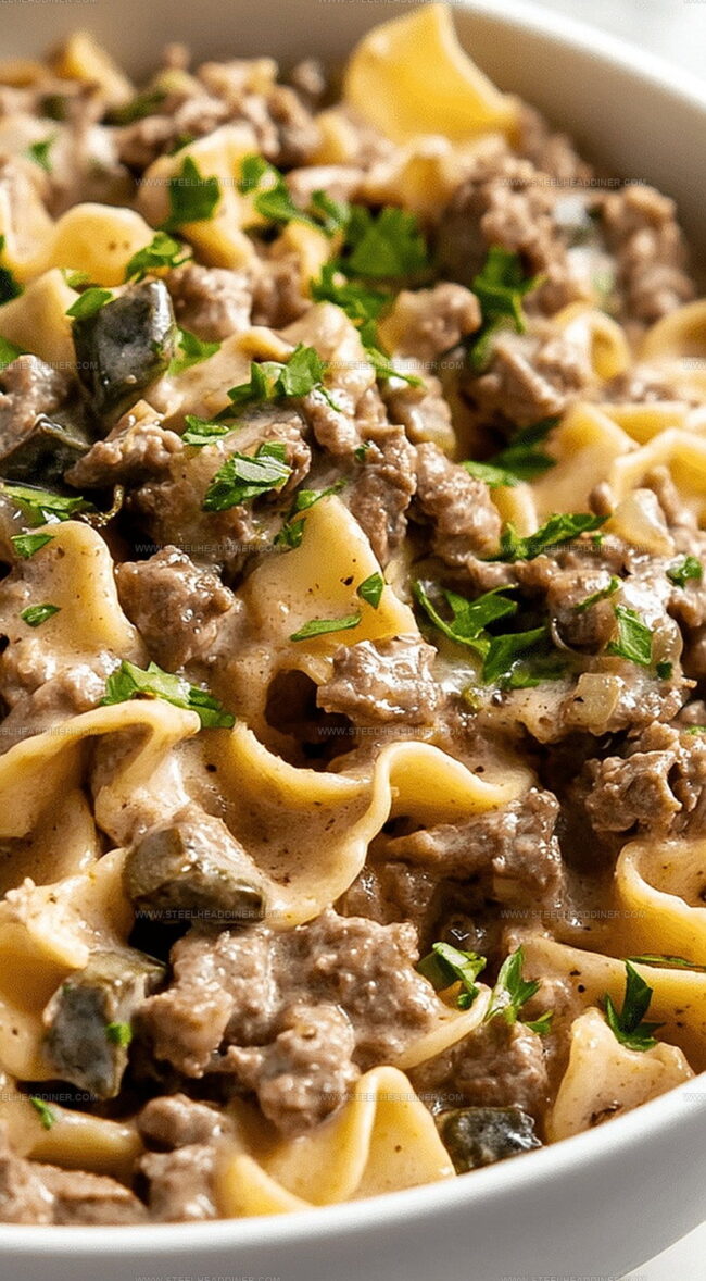Ground Beef Stroganoff Comfort Classic