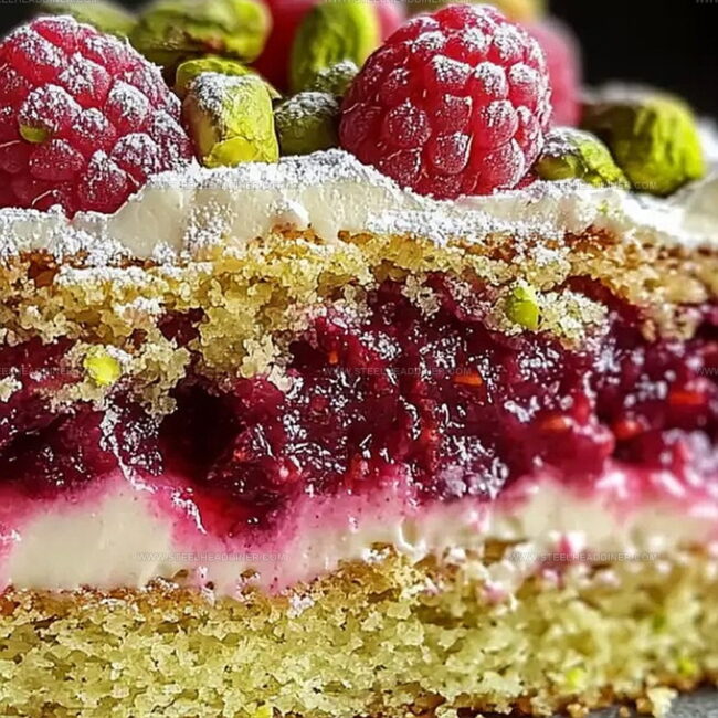 Raspberry Pistachio Cake Extravaganza