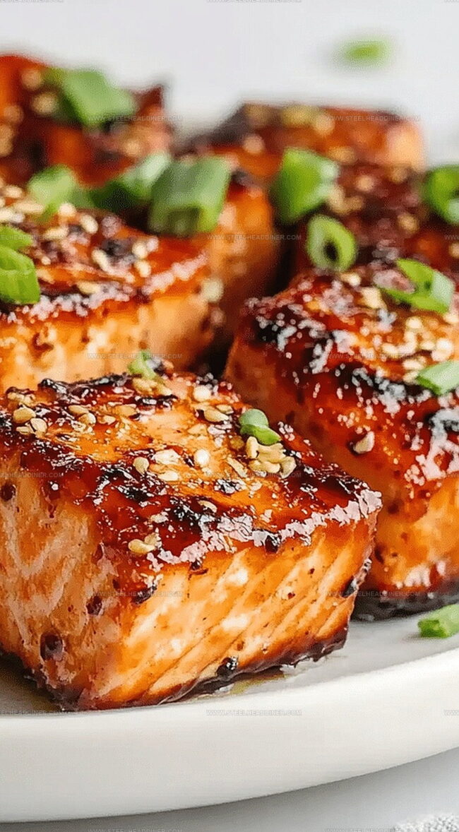 Honey Garlic Salmon Bites Highlights