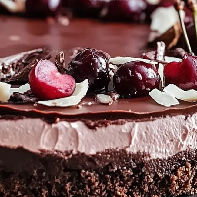 Delicious Highlights of Cherry-Coconut Chocolate Torte