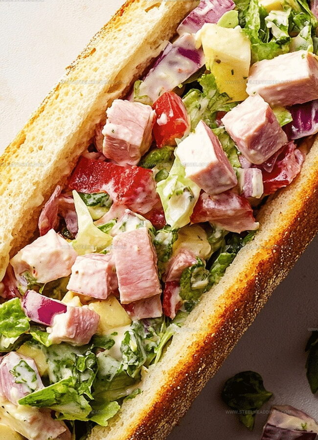 Creative Twists For Italian Chopped Salad Sandwich