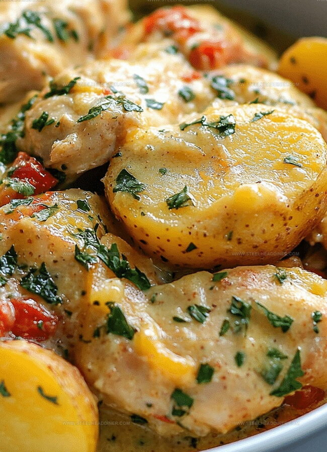 Variations Of Italian Crockpot Chicken And Potatoes