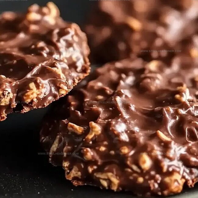 Chocolate No Bake Cookies With Peanut Butter