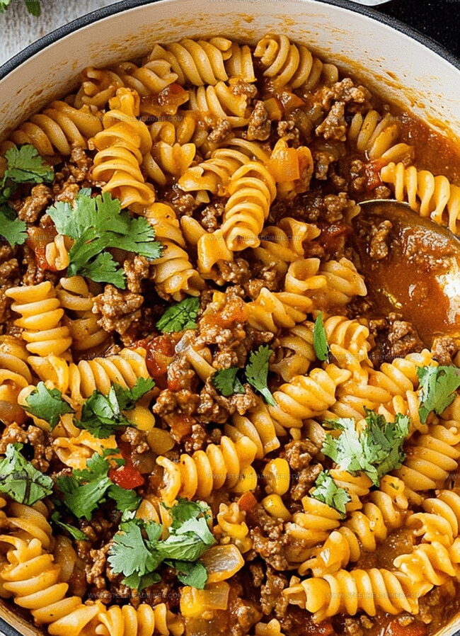 Flavor Options For One Pot Beef Taco Pasta
