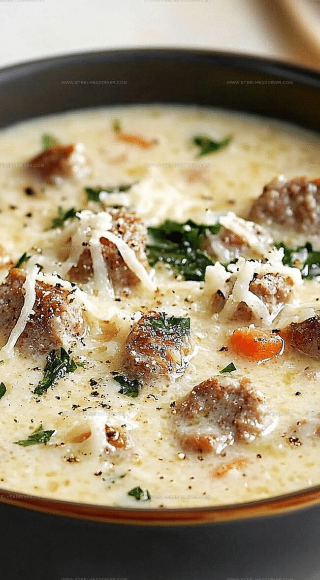 Discover the Richness of Creamy Parmesan Italian Sausage Soup