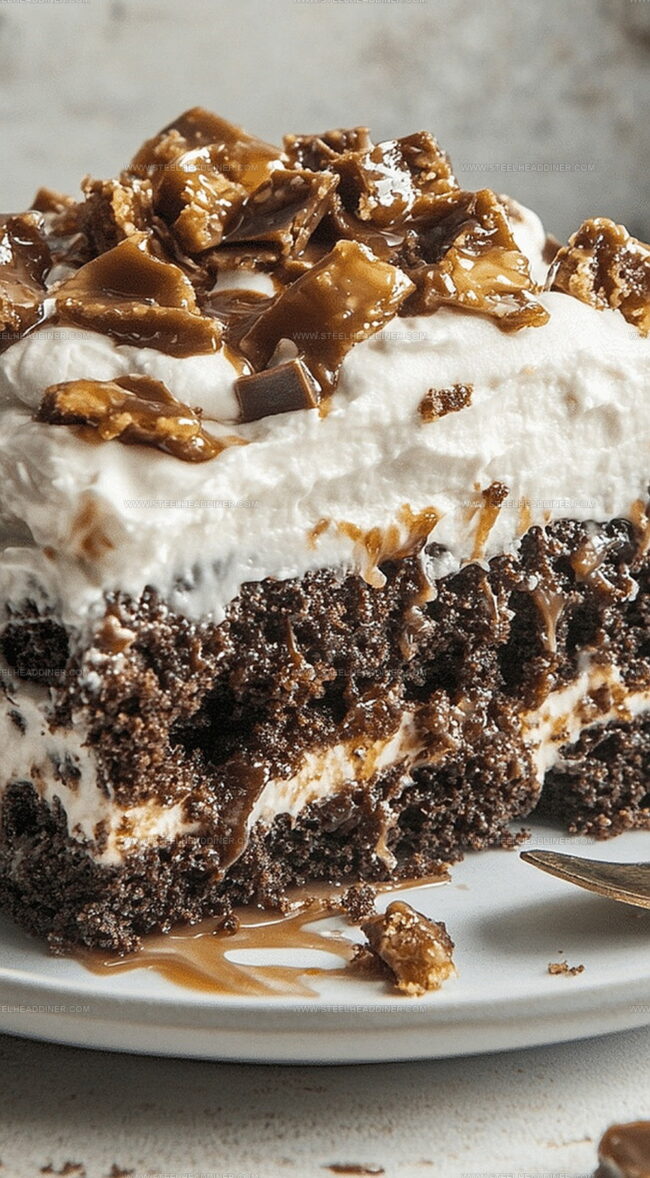 What Makes Heath Bar Poke Cake So Special
