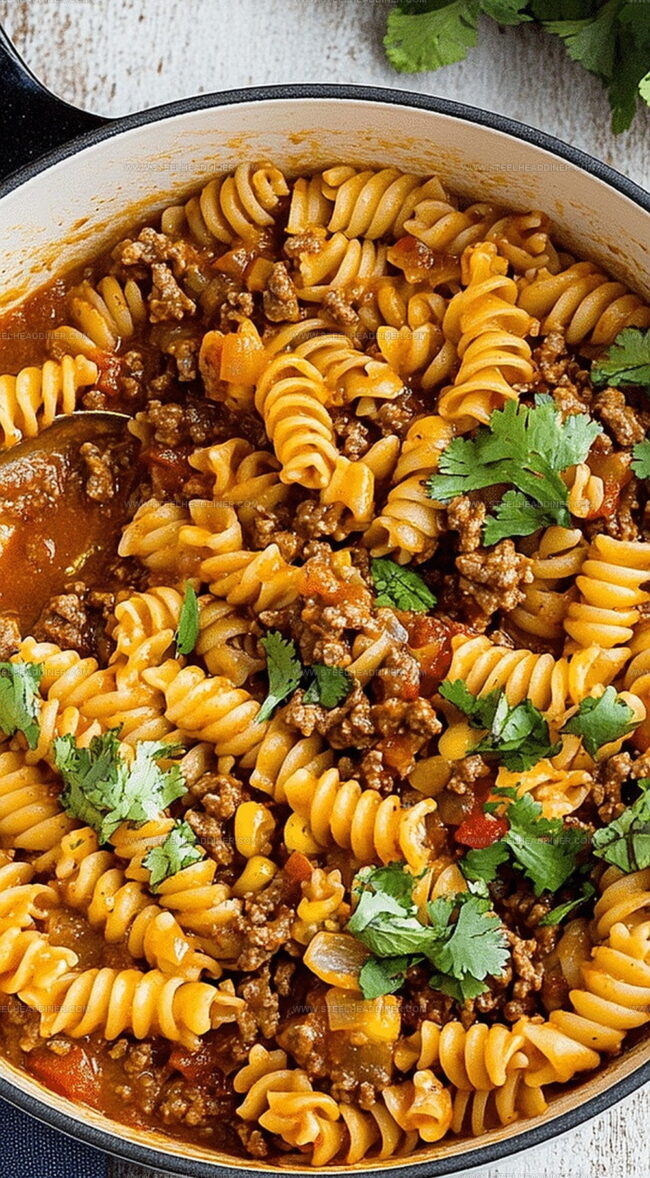 Insider Advice For One Pot Beef Taco Pasta