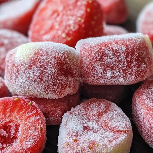 Frozen Strawberry Banana Bites for Dogs - Healthy Treats