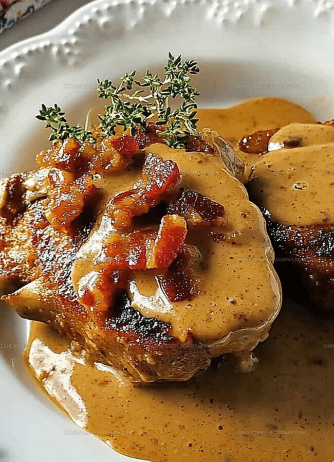 Variation Options For Country Fried Pork Chops With Bacon Gravy