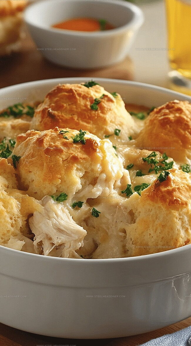 Chicken Cobbler With Red Lobster Biscuit Mix Shines