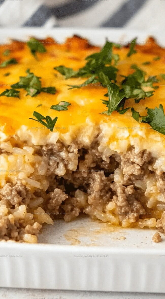 Hamburger Rice Casserole For Family Gatherings